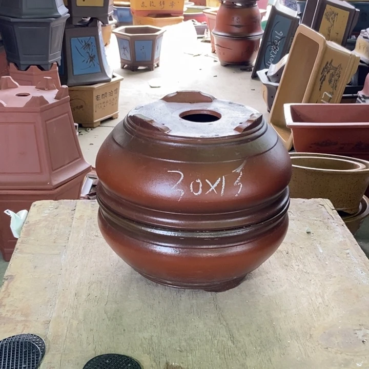 紫砂花盆紫砂紫砂