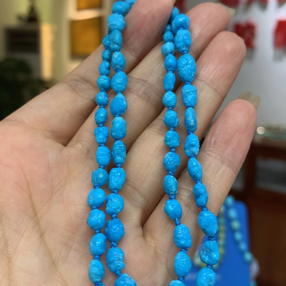 绿松石未镶嵌锁骨链