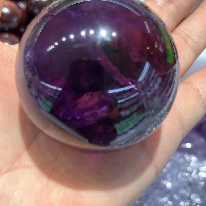 夹***克紫晶珠宝半成品未镶嵌