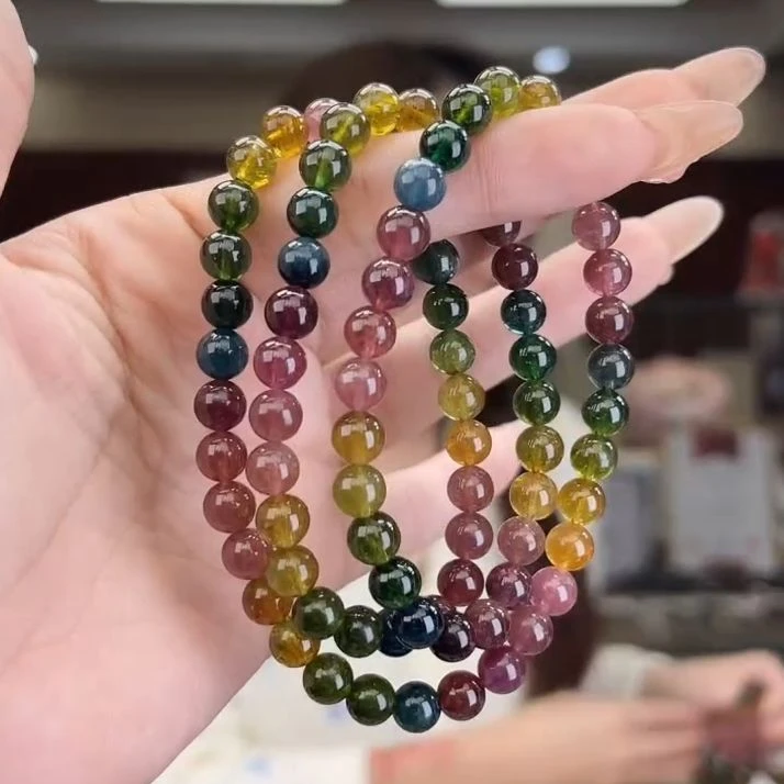 01500429碧玺/未镶嵌6mm+碧玺多圈多样性发货29