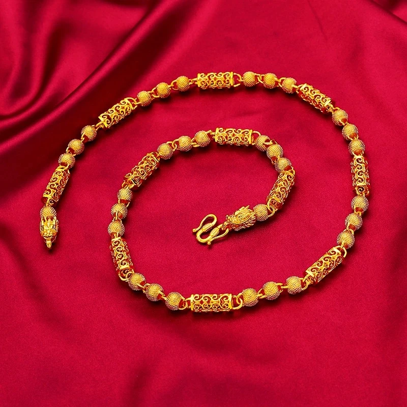 合金项链 （抖音好物）帝王祥云男款时尚潮流大气潮男  霸气  素款