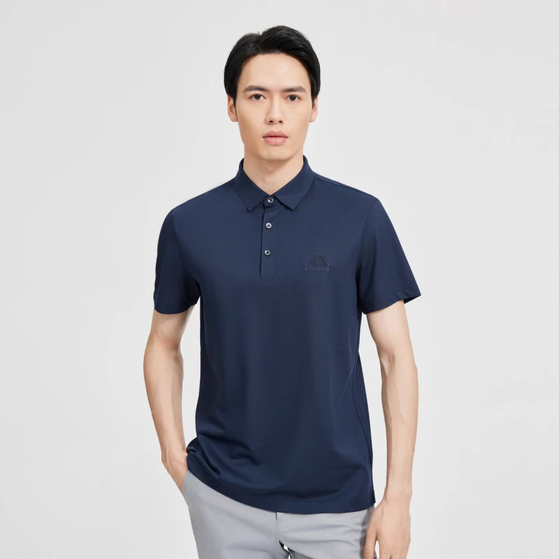 【单件链接】劲霸男装T恤夏季轻薄商务休闲翻领棉POLO衫男|FTBG2381
