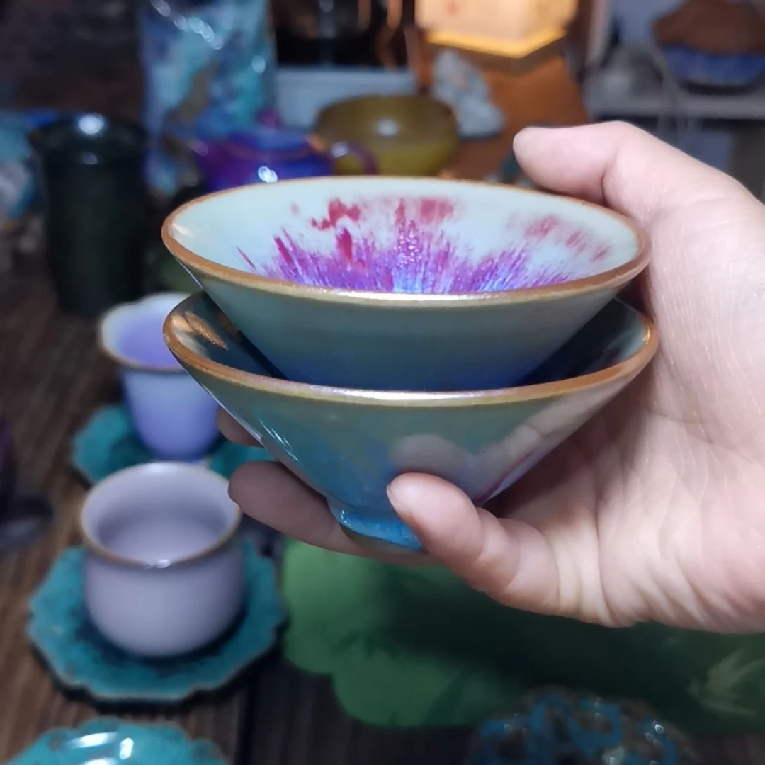 捂***郎小涵茶馆手工钧瓷福利