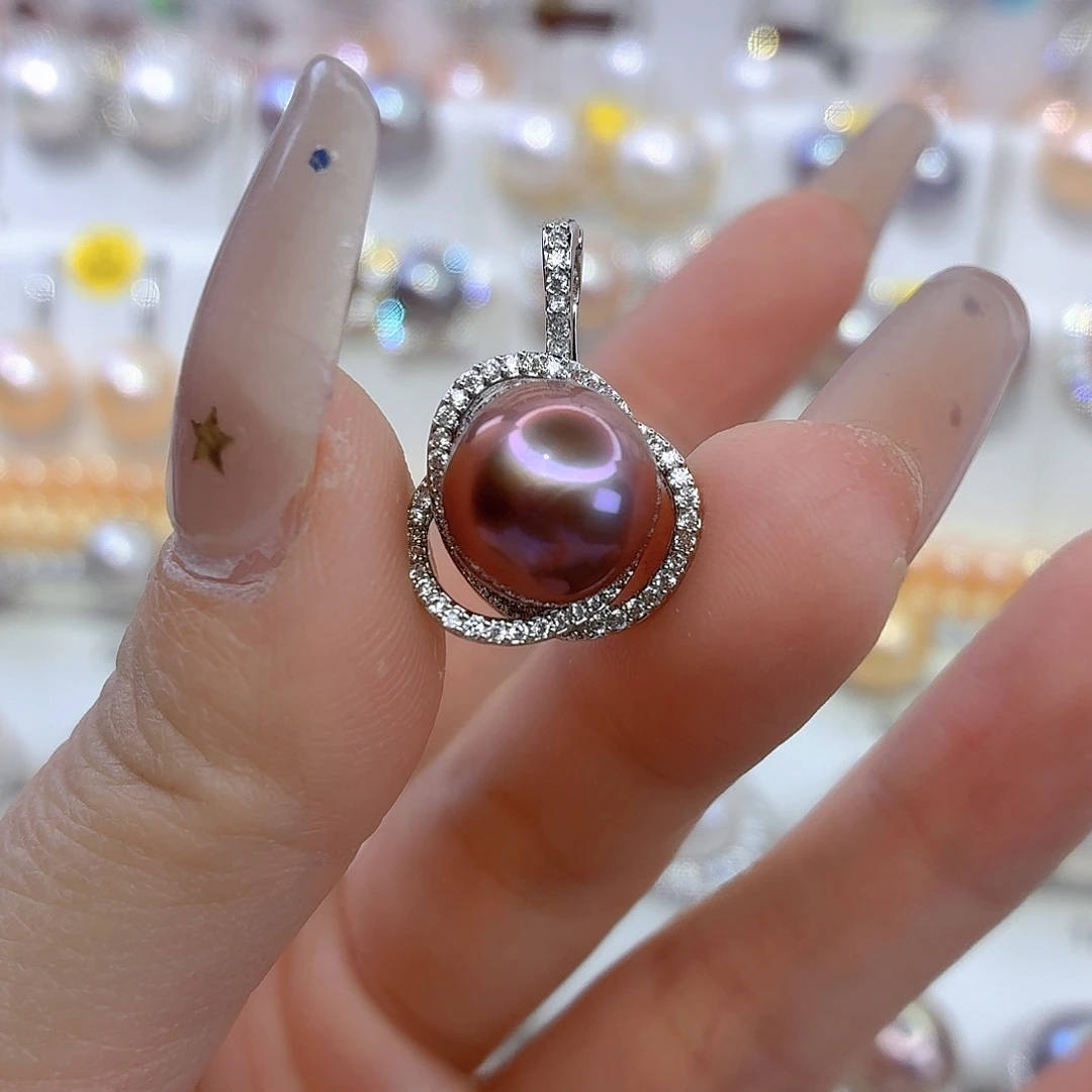 淡水珍珠颈饰合金