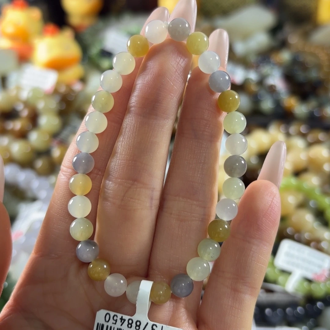 和田玉未镶嵌手串26