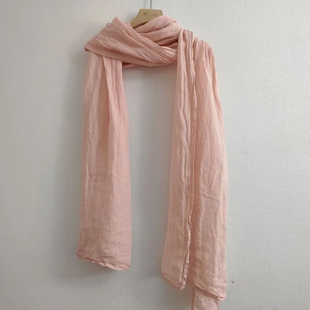 静一棉麻【丝梦】夏季时尚百搭苎麻丝巾（宽65cm 3-2.5m）