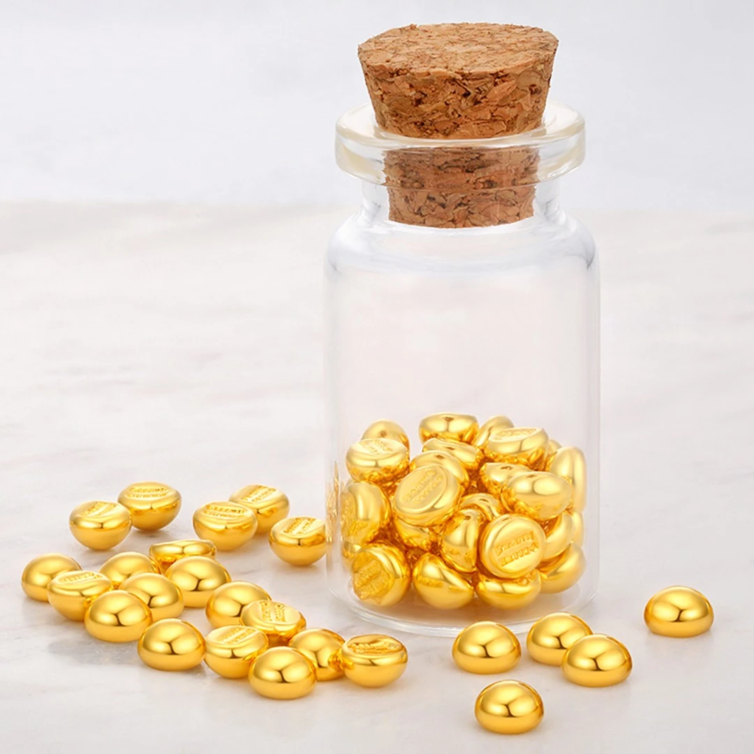 广益黄生投资金 金豆1g黄金粉丝福利价足金999