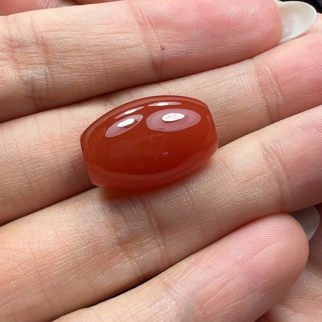 南红玛瑙未镶嵌桶珠