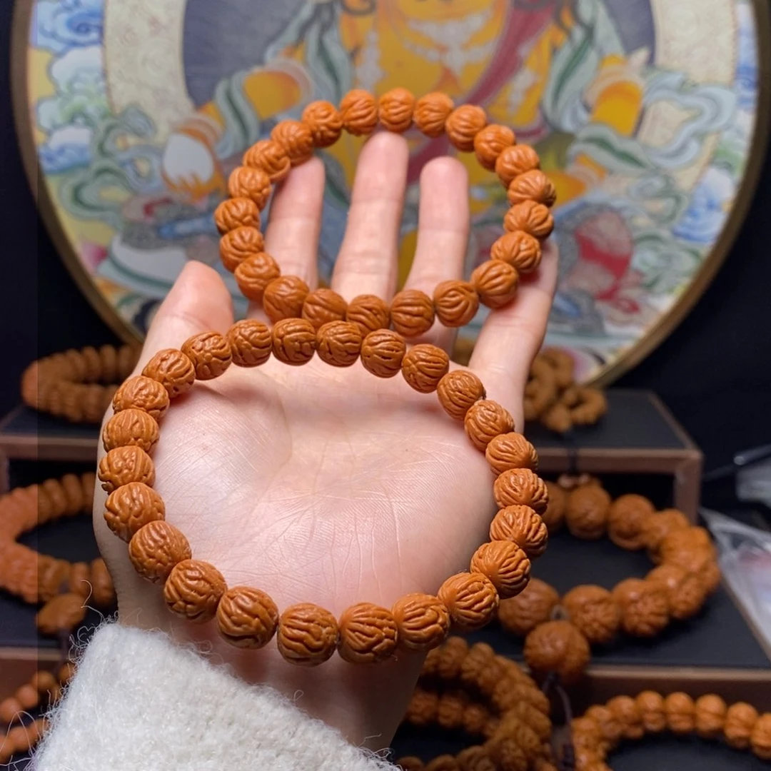 手串桃核龙纹桃核黑龙