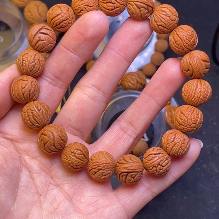 吊坠桃核秦岭龙纹桃核13