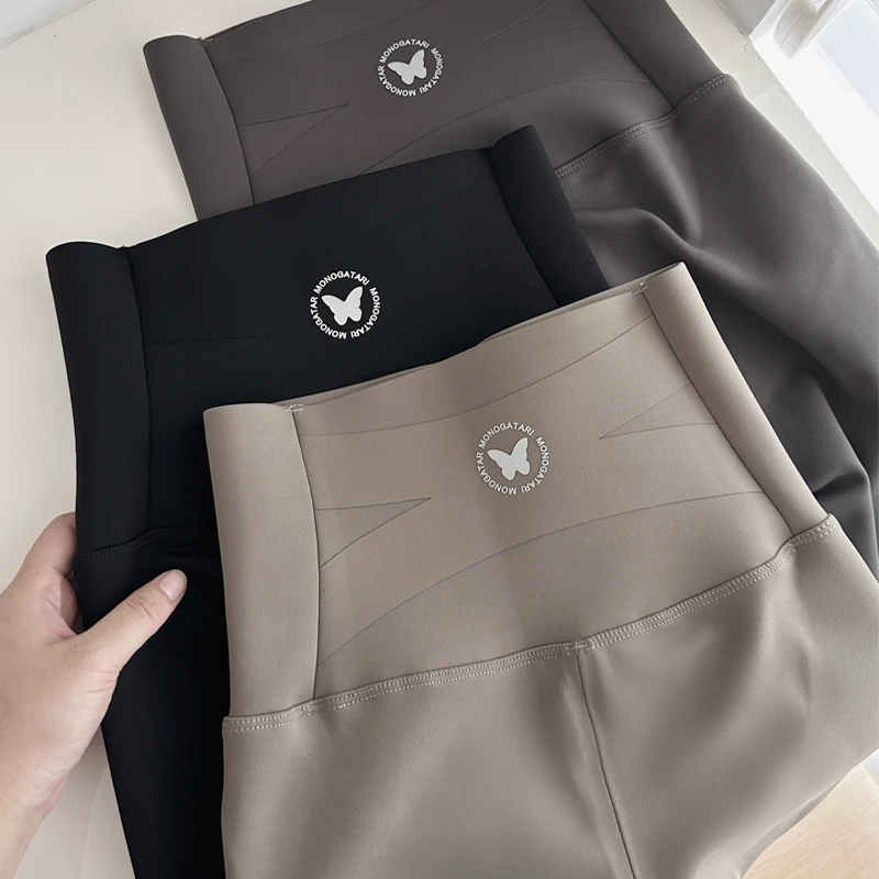 【加厚芭比裤】两种薄厚加厚芭比瑜伽裤大弹力三色遮肉显瘦长裤大码