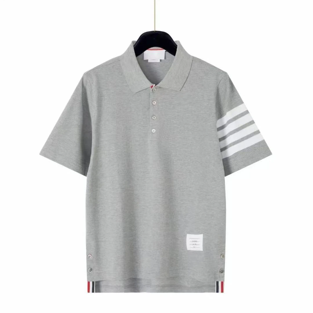 【汤姆T家】男女同款-经典色织基础POLO衫- 经典简约时尚百搭