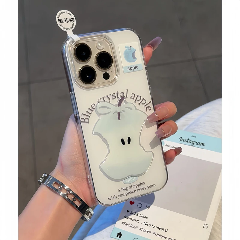 奥菲顿英文苹果贴件适用iPhone1615大孔手机壳华为vivo小米oppo套