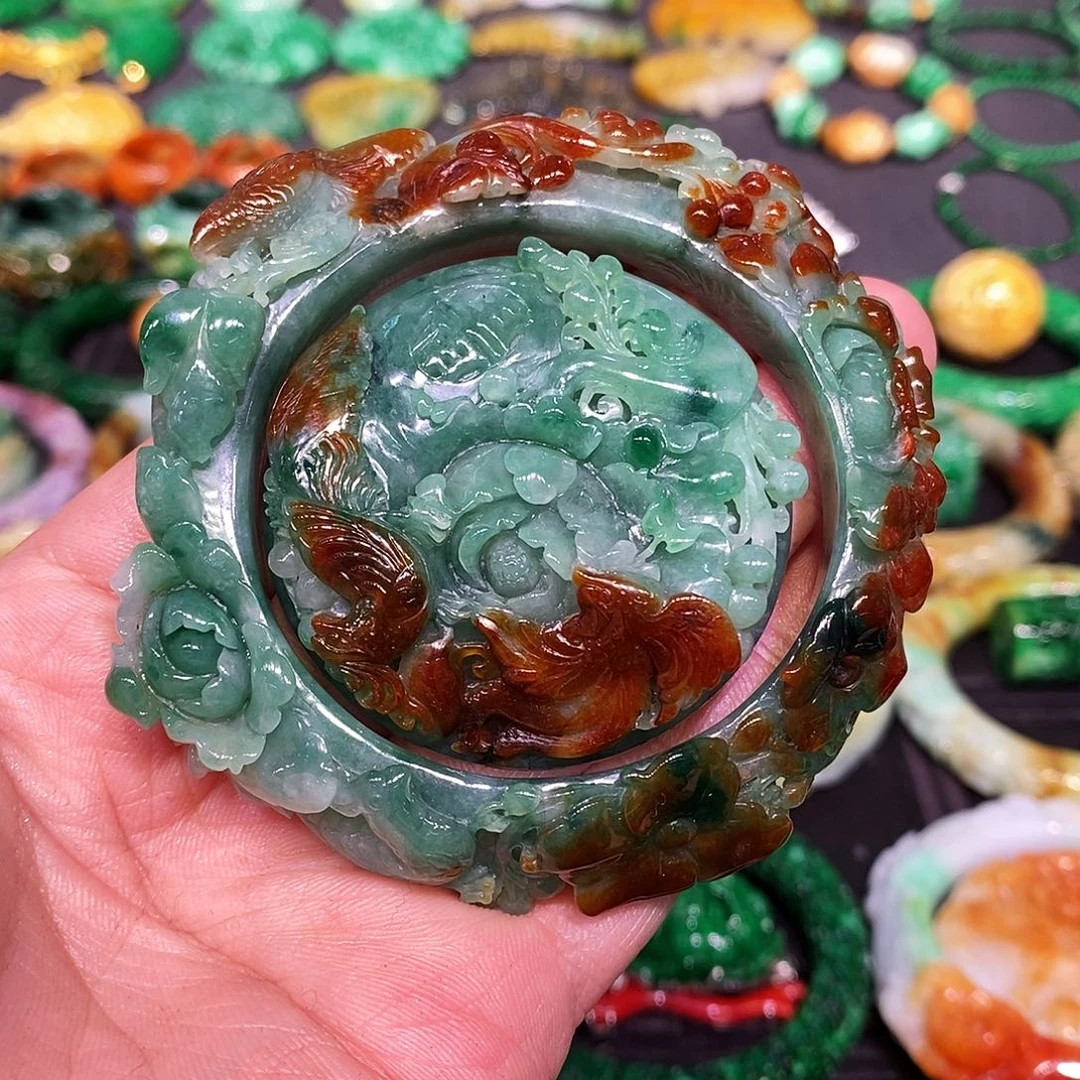 翡翠未镶嵌手镯翡翠