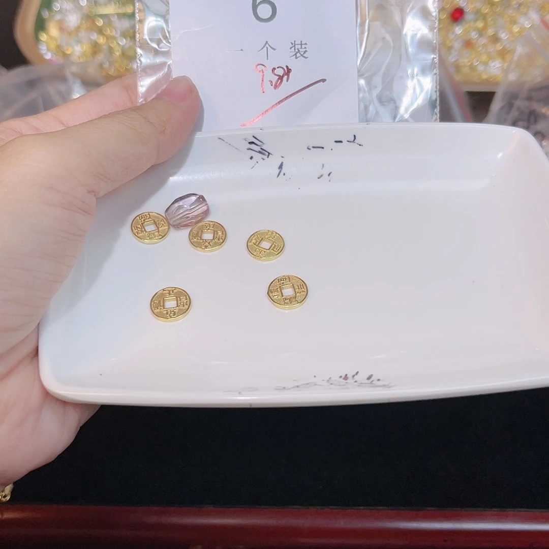 紫晶珠宝半成品银S925镀金镶嵌6