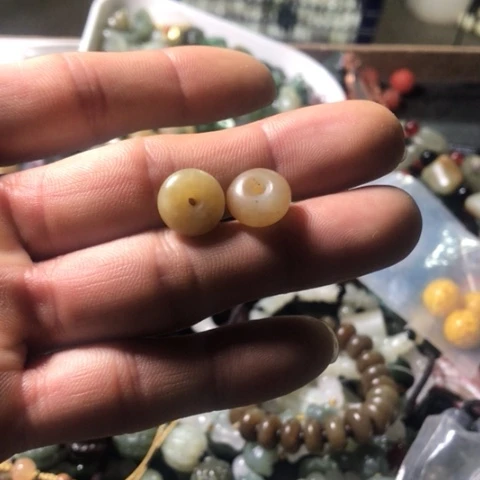 石英质玉（金丝玉）手链未镶嵌嫣**楚