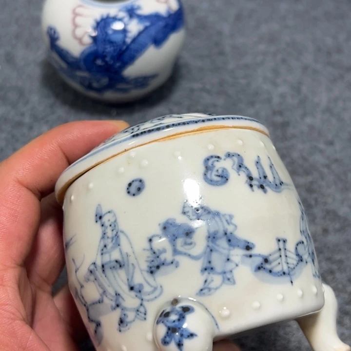 旧***光摆件景德镇陶瓷艺术品
