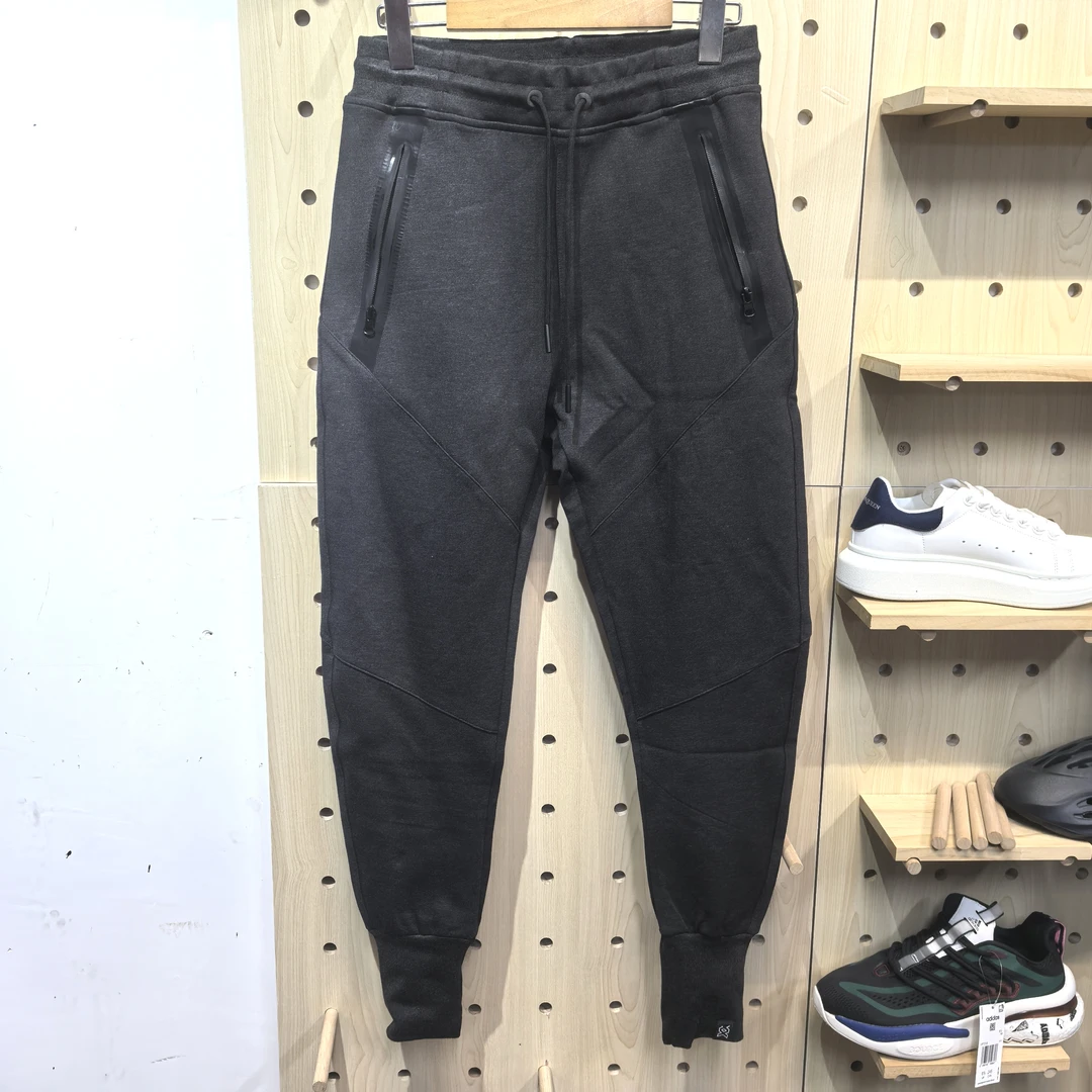 有瑕 裤袋压胶洗后有裂痕 男士弹力潮流运动束脚裤收脚卫裤忍者裤