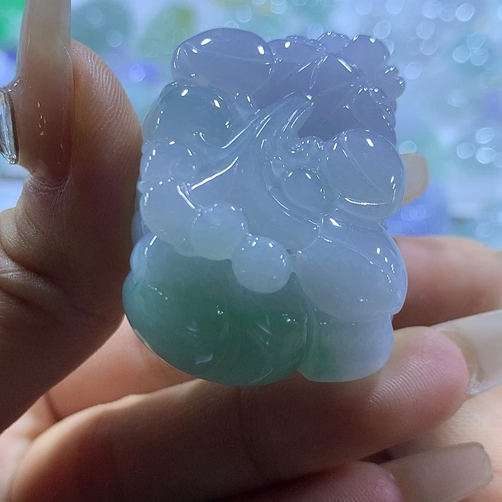 翡翠未镶嵌颈饰天然翡翠A货吊坠