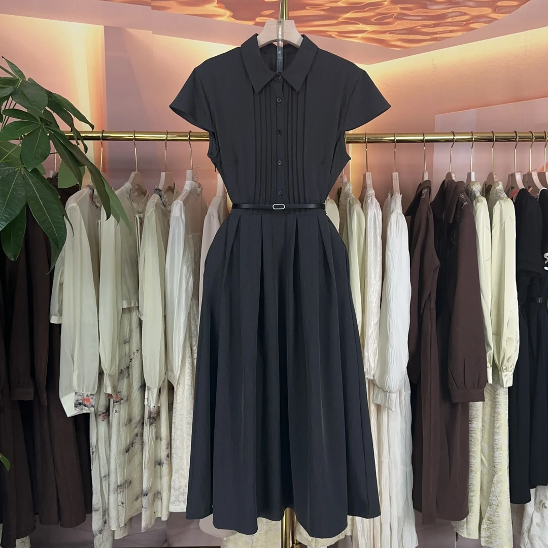 【RG1136】2025年新款时尚气质百搭减龄显瘦新款女装连衣裙