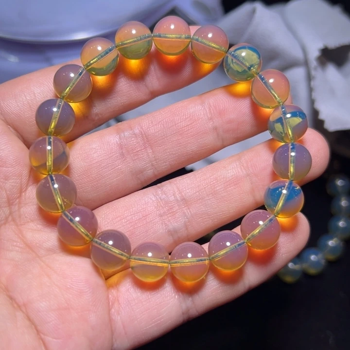 琥珀颈饰未镶嵌琥珀手串