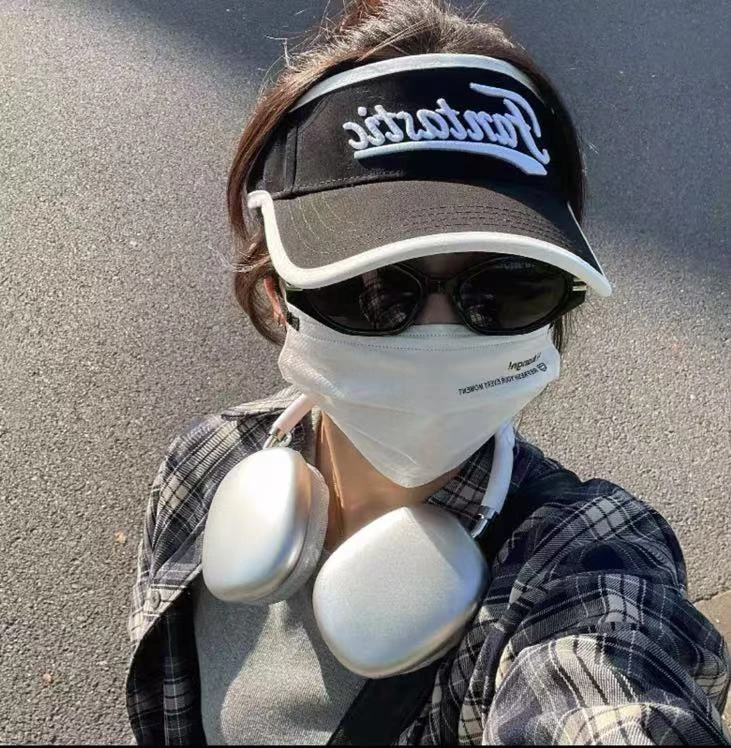 美式复古空顶帽男女字母刺绣户外运动鸭舌帽扎马尾棒球帽遮阳防晒