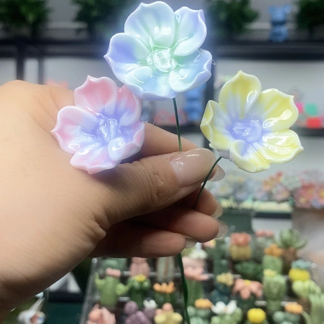 手工制作工艺品三朵花