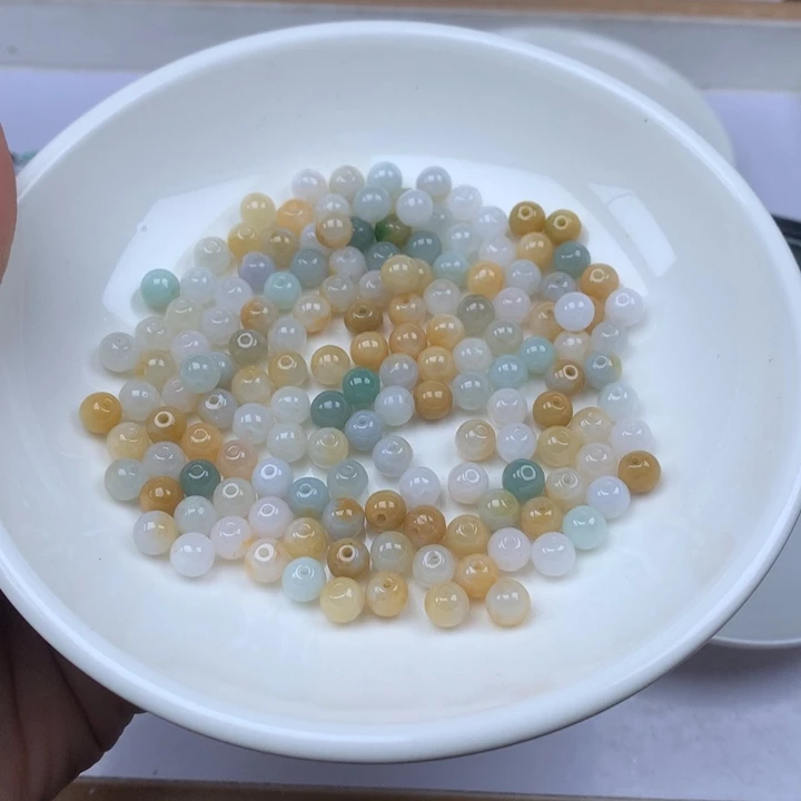 翡翠散珠50颗翡翠卡6加