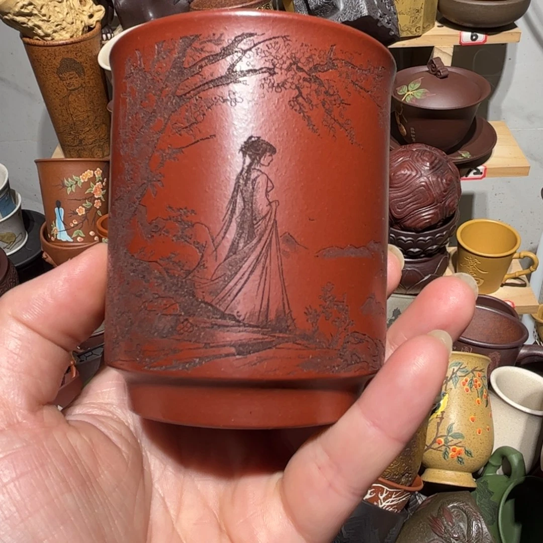 紫砂茶杯宜兴紫砂主人杯