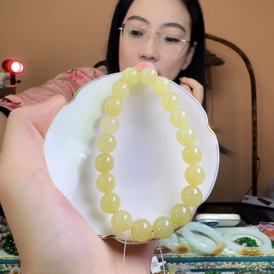 和田玉未镶嵌手链