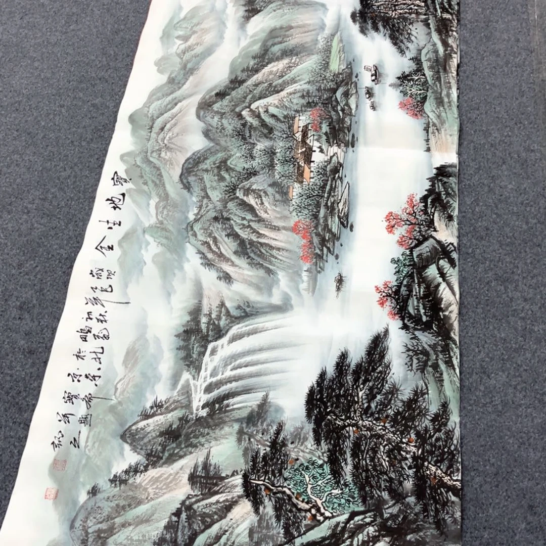 国画国画作品老师手绘