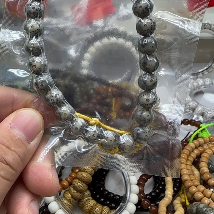 手串星月菩提162高端黑冰星月菩提9圆手持