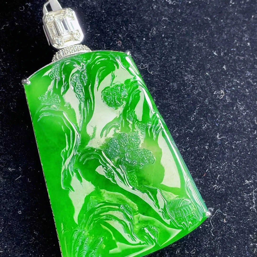 翡翠吊坠(不含链)未镶嵌