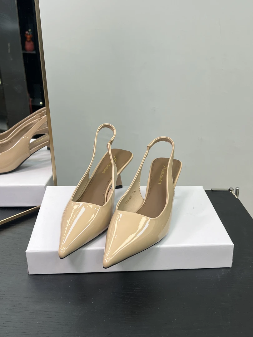 （5厘米）8036裸色细跟高跟鞋