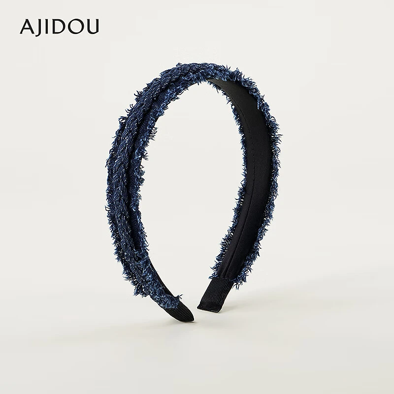AJIDOU阿吉豆时尚复古牛仔发箍【MYA】
