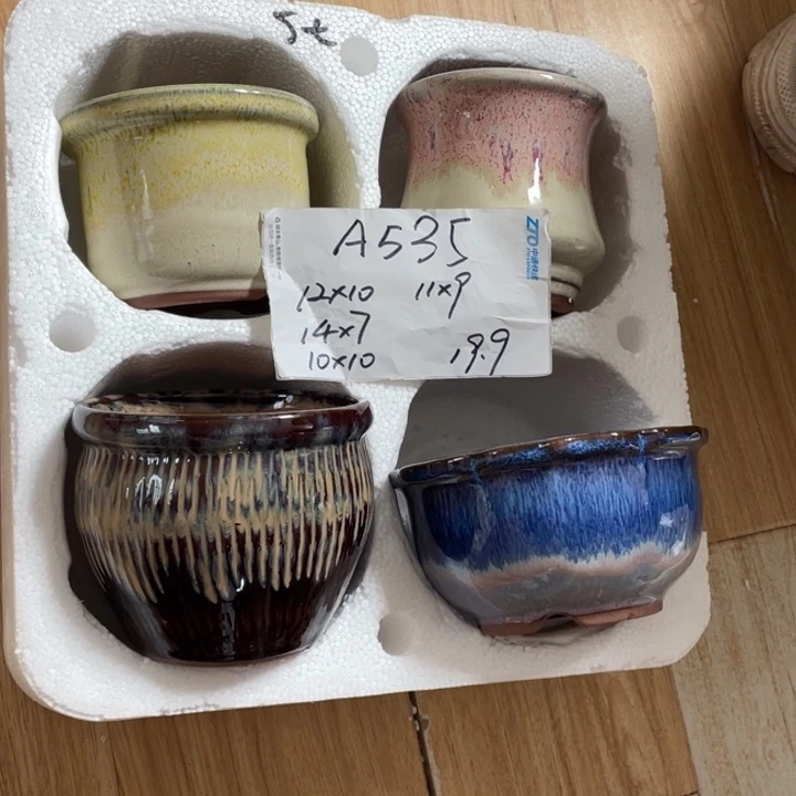 粗陶多肉花盆微瑕535