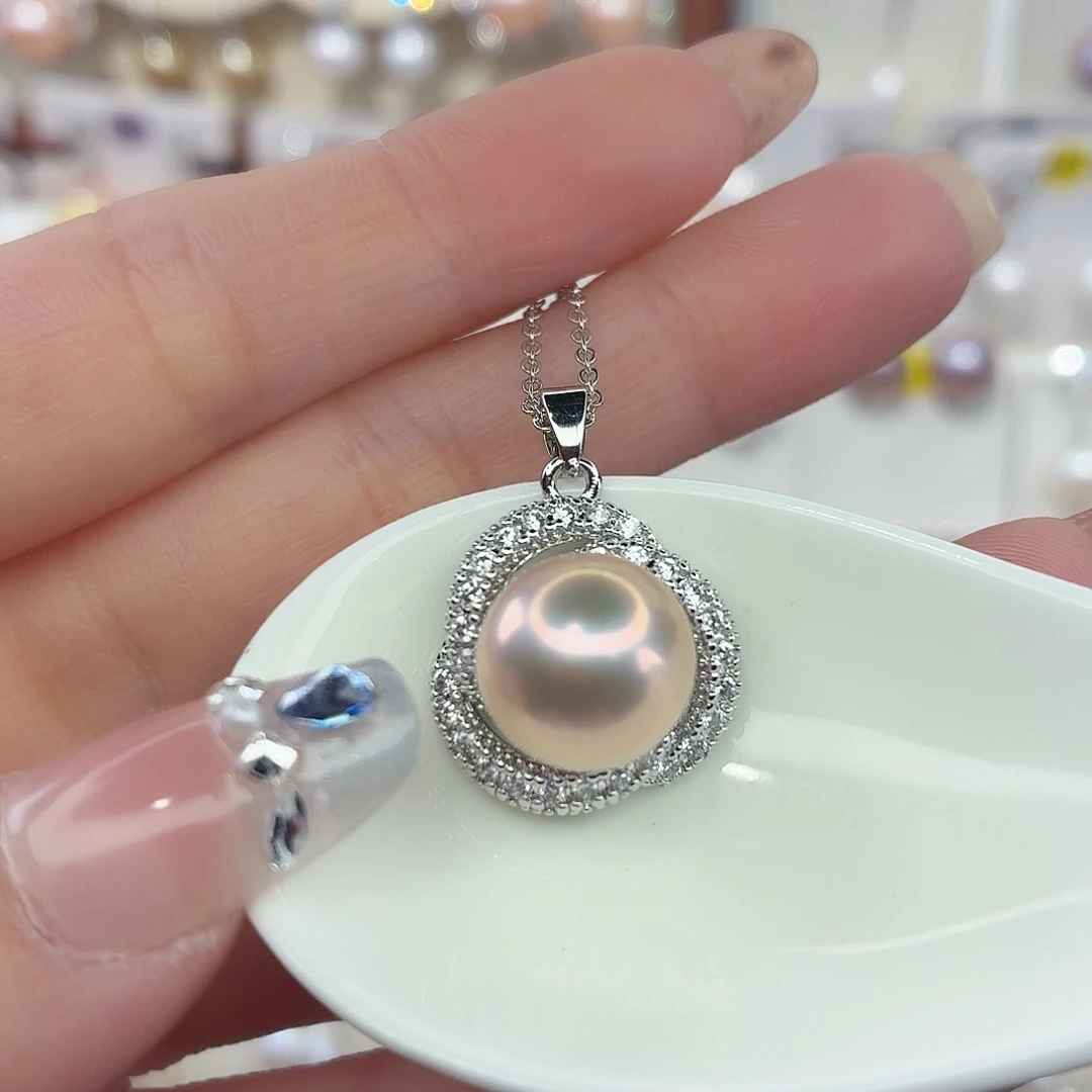 颈饰淡水珍珠合金