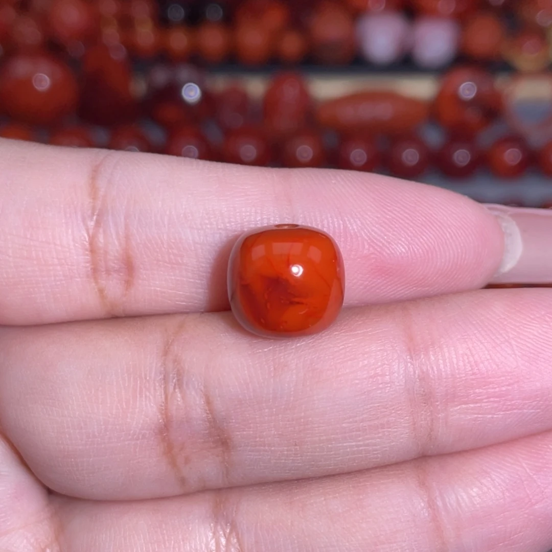 南红玛瑙未镶嵌瓦西老型卡11.7