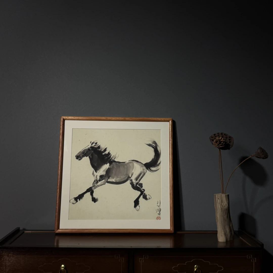 实木装饰画《十二生肖》摆台 52CM*52CM 斗方 挂画