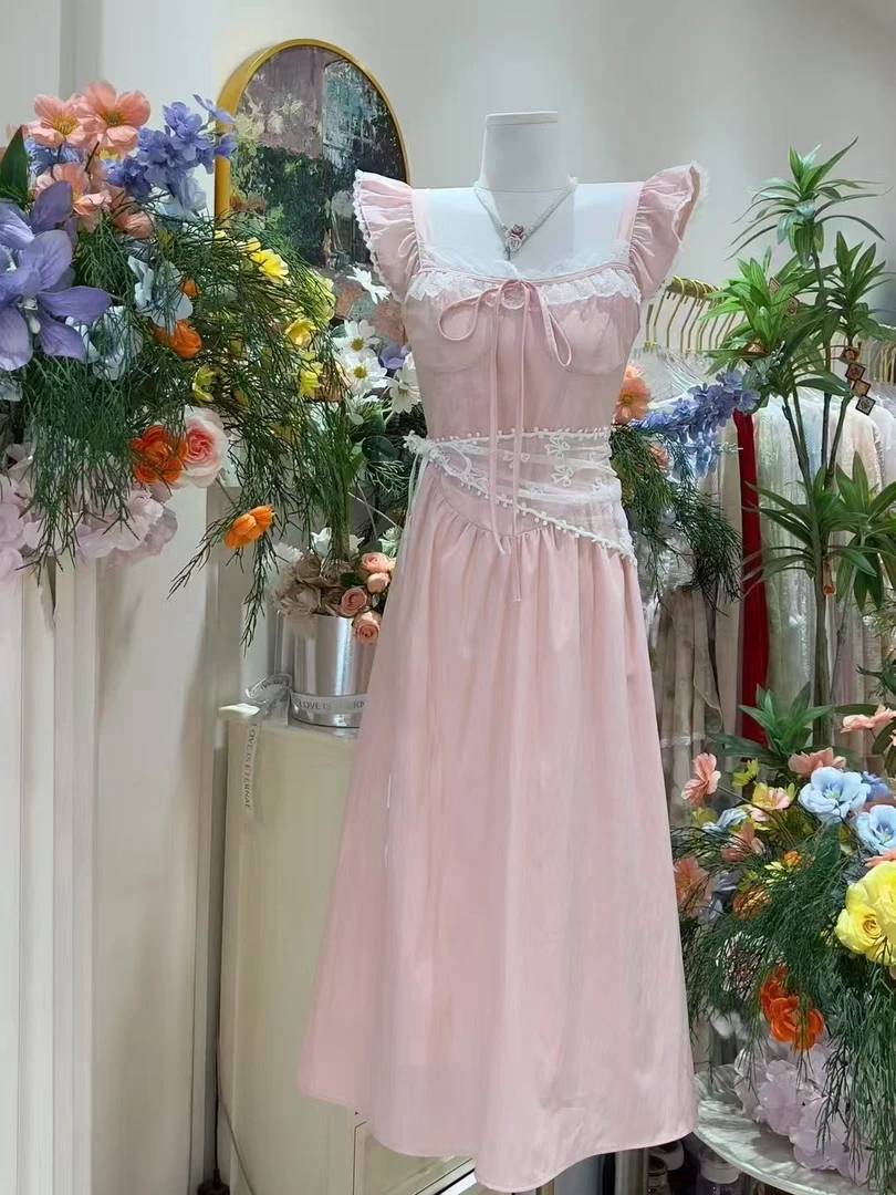 Miss H.2025时尚百搭公主裙洛丽塔吊带裙连衣裙（拍下备注编码）