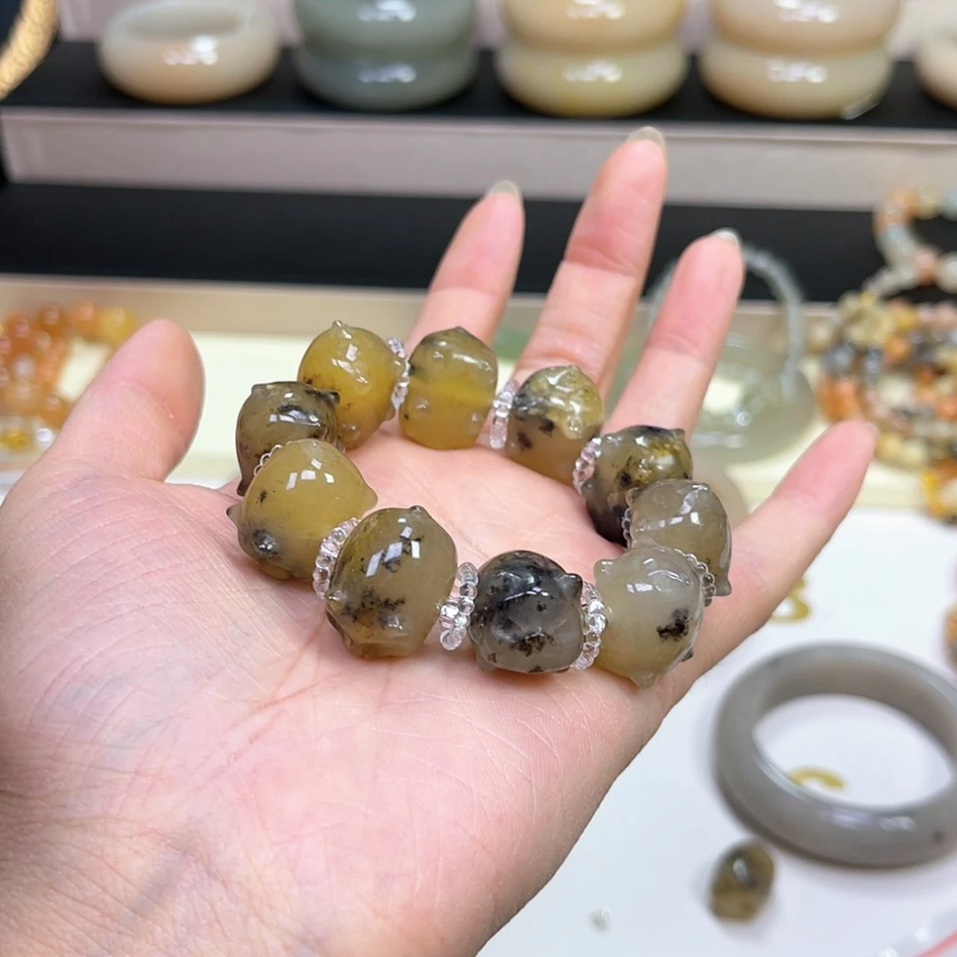 【闪购商品】石英质玉手镯未镶嵌悠****⁷