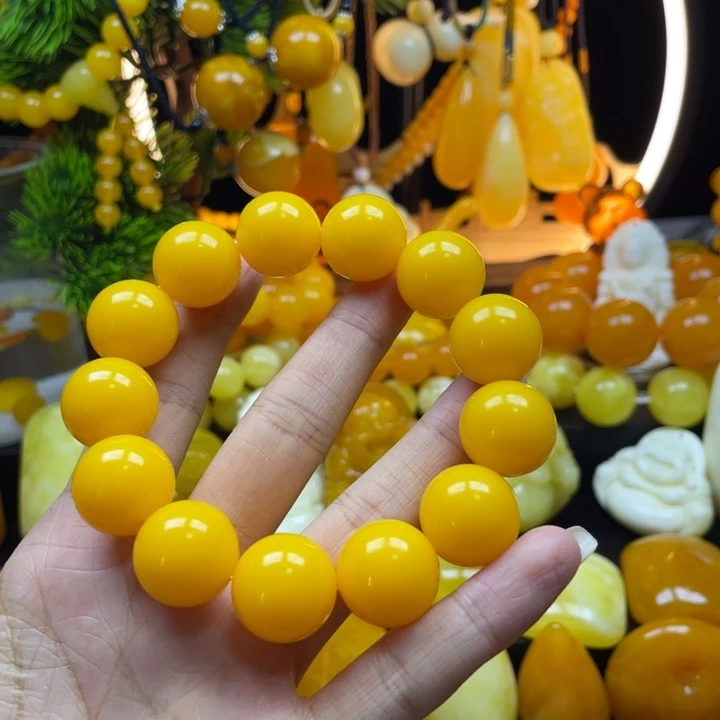 嘉***)非金属全品无瑕鸡油黄