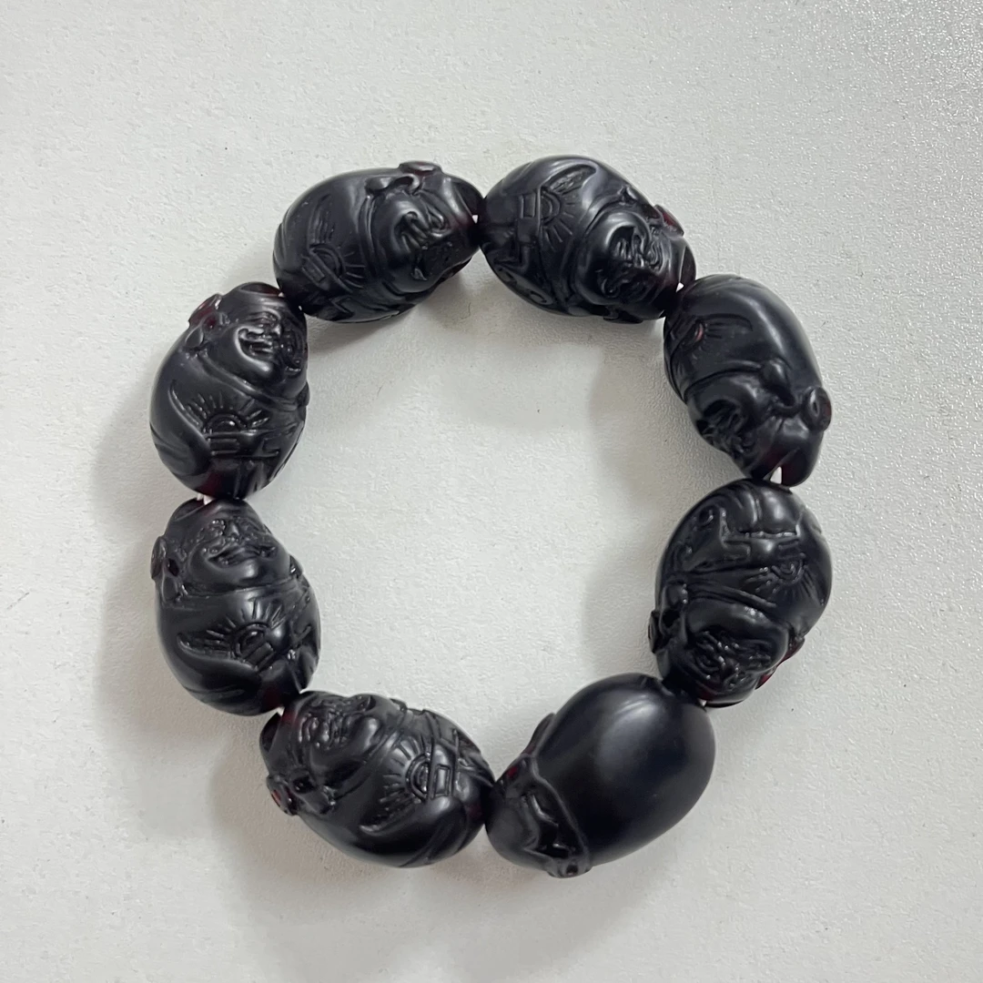 原矿药珀手串 gz