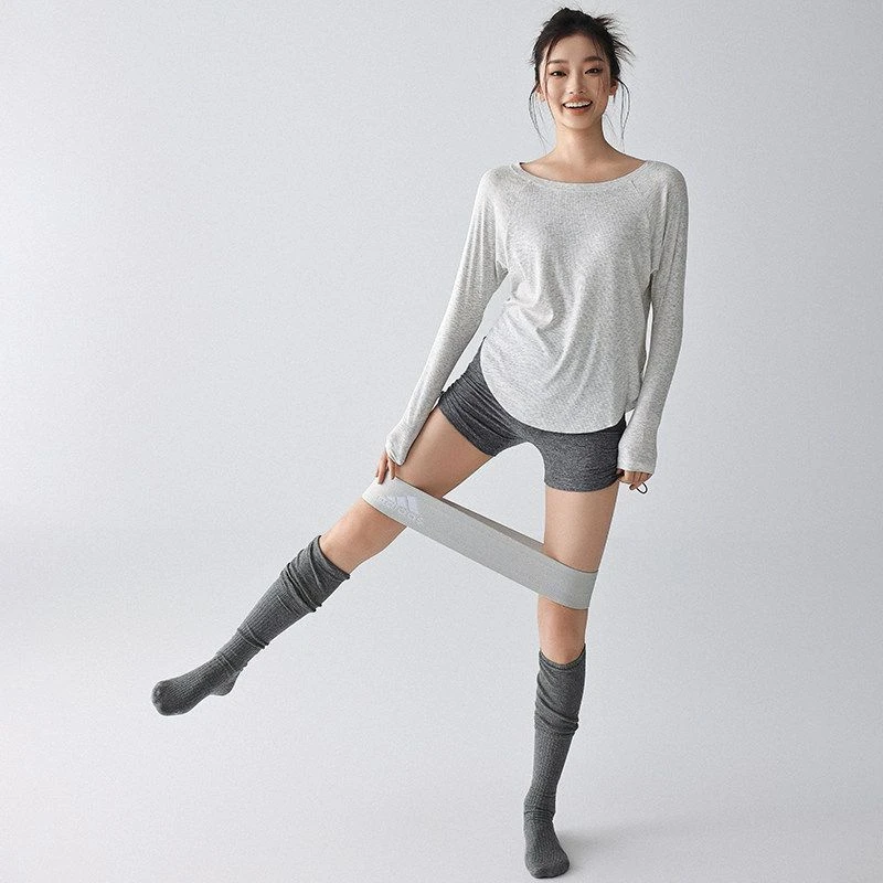 瑜伽服女宽松速干薄款运动上衣长袖透气健身普拉提罩衫夏季春夏