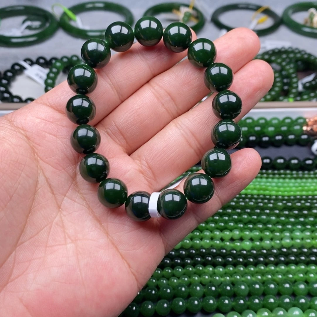 未镶嵌手串和田玉（碧玉）卡12