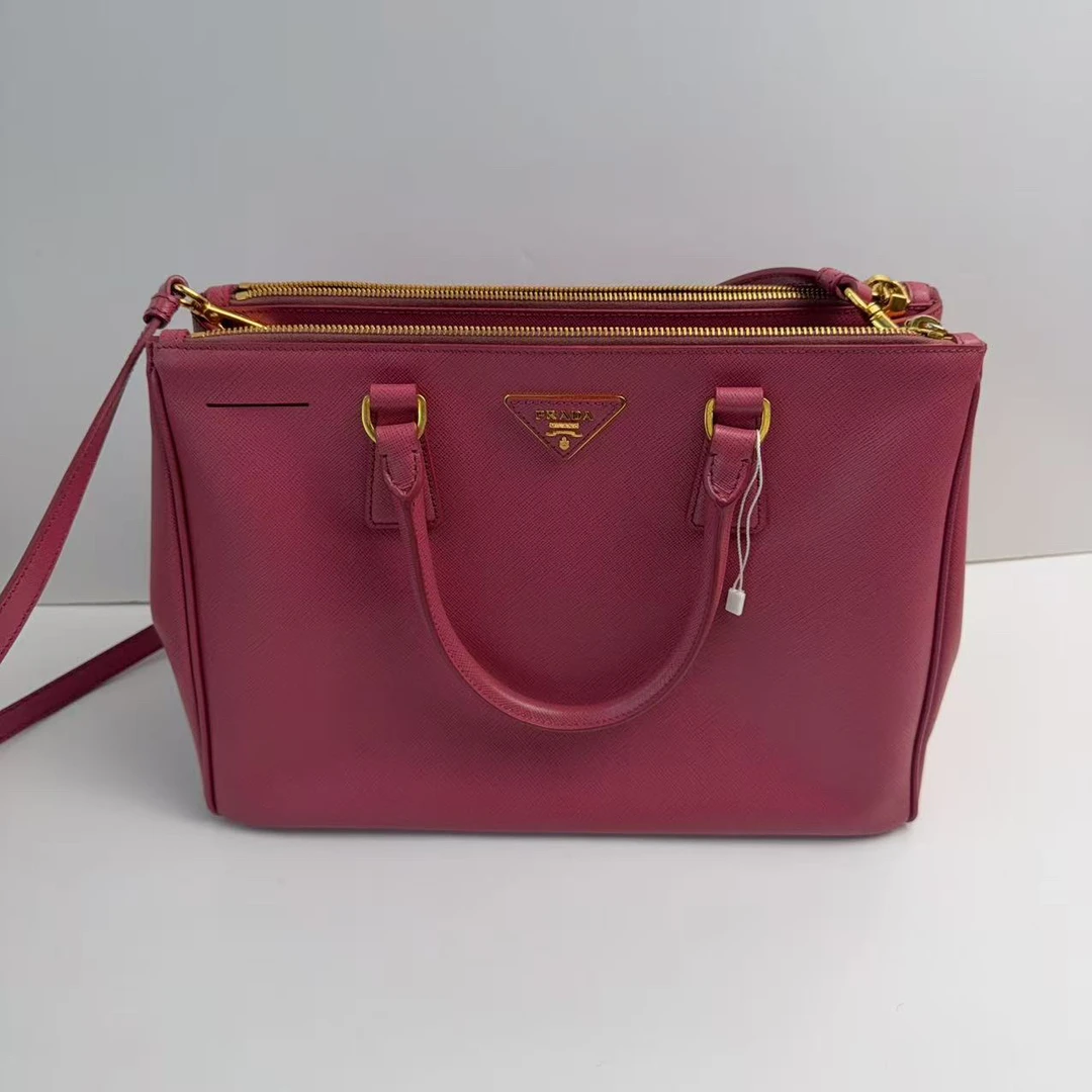 95新 Prada/普拉达 普拉达玫粉色杀手斜挎包