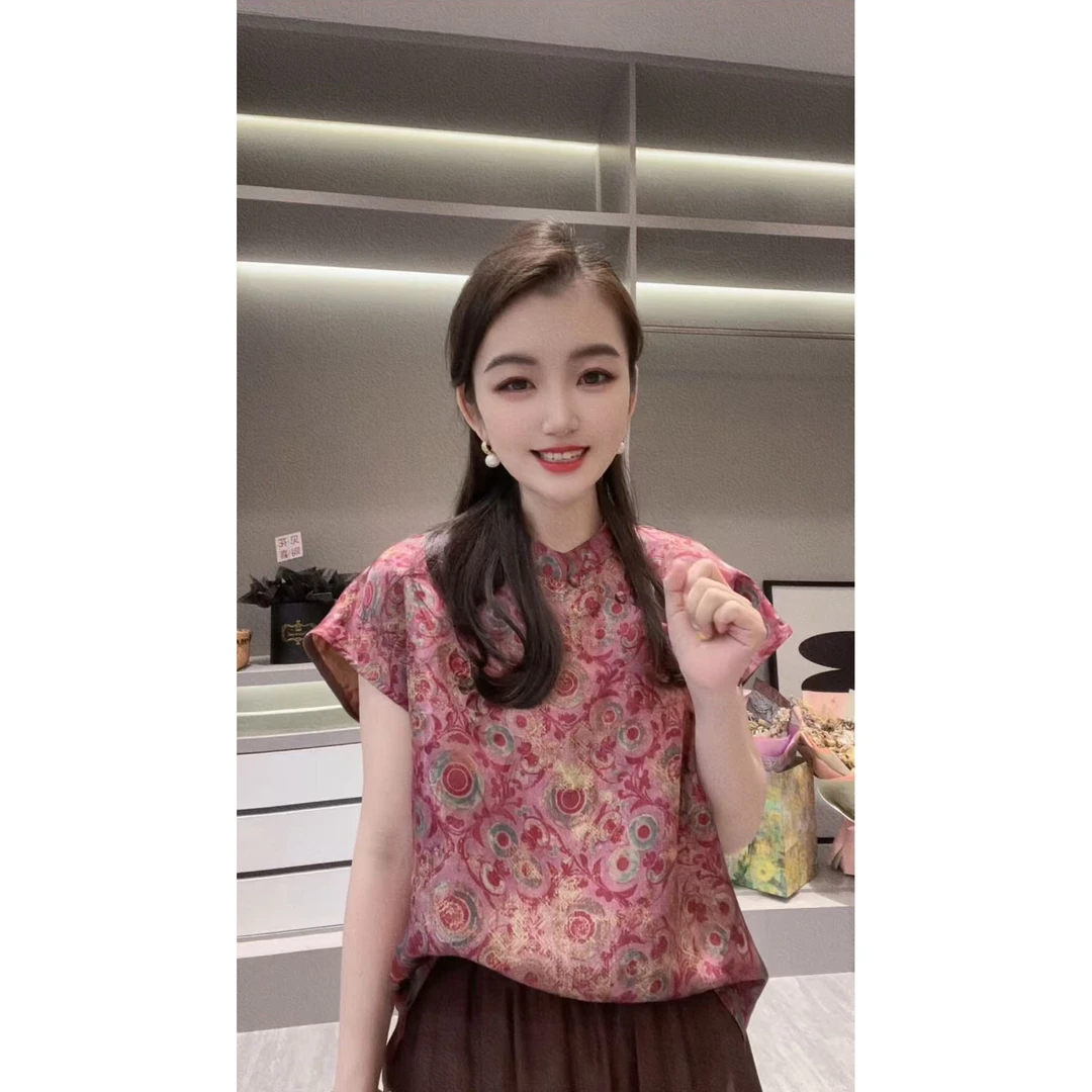 【金线圆圈提花】CHUN家夏季时尚圆领设计感T恤