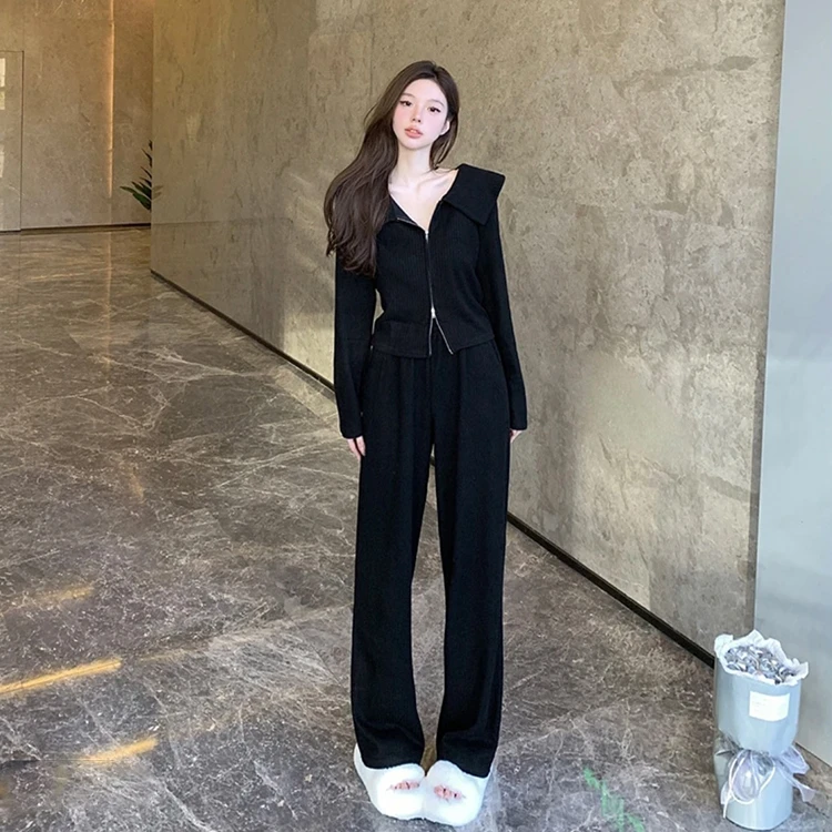 【璇子】大码胖mm春季显瘦套装今年流行爆款卫衣松弛感休闲裤两件套