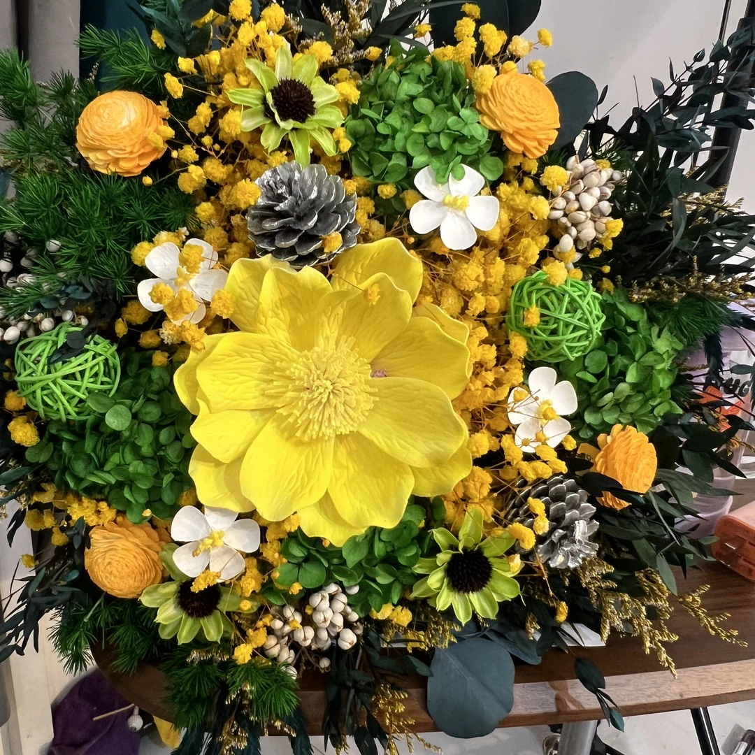 【暖阳绽放】永生花束高级感小众高级适合家居装饰摆放不凋谢