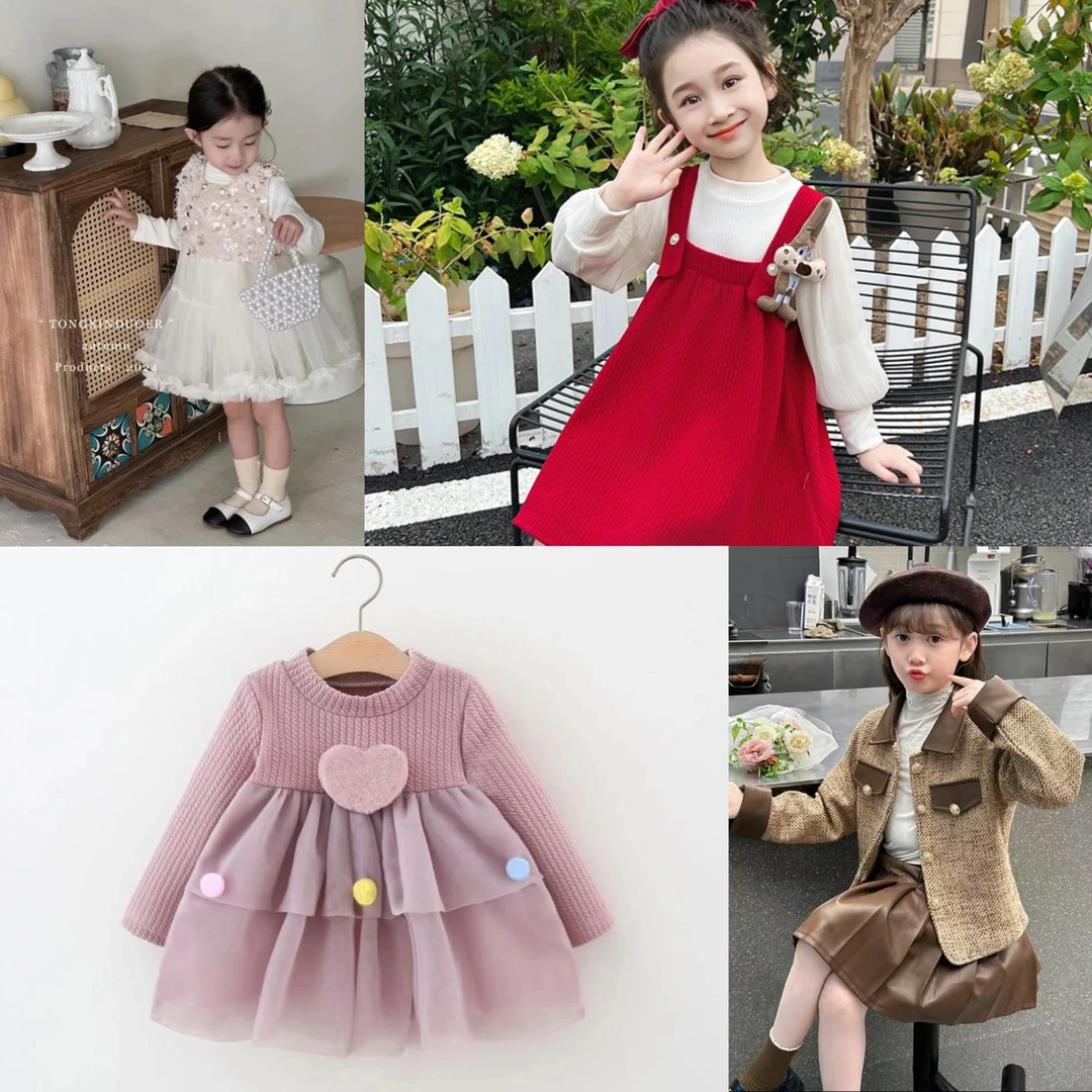 【加绒裙】女宝宝甜美公主裙~直播间下单~衣标不做参考~